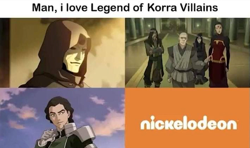 Man, i love Legend of Korra Villains nickelodeon