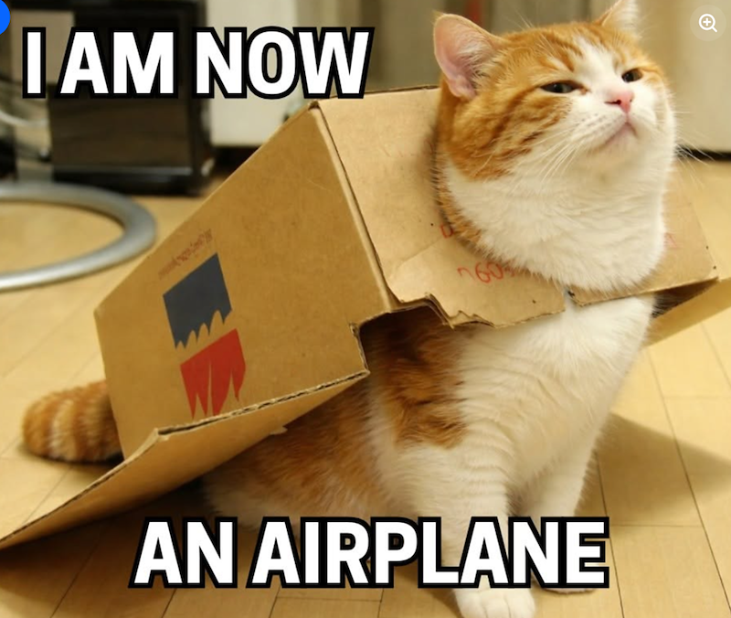 I AM NOW AN AIRPLANE