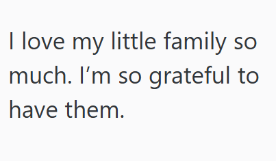 I love my little family so much. I'm so grateful to have them.
