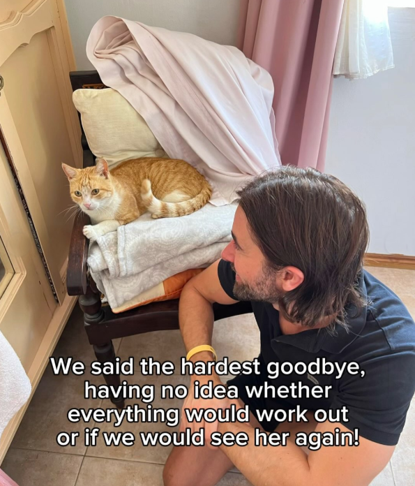 We said the hardest goodbye, having no idea whether everything would work out or if we would see her again!