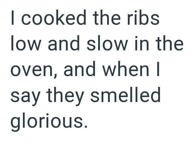 I cooked the ribs low and slow in the oven, and when I say they smelled glorious.