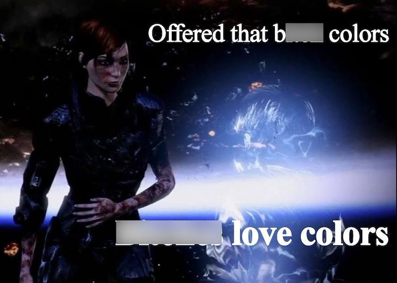 Offered that b colors love colors