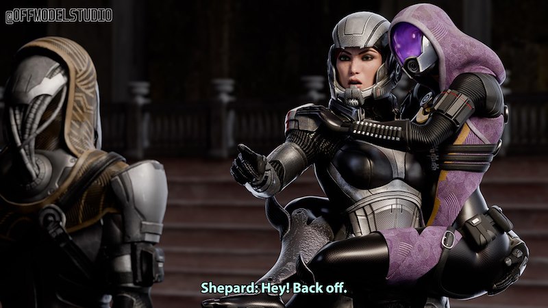 @OFFMODELSTUDIO Shepard: Hey! Back off.