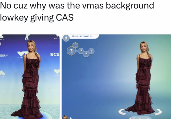 No cuz why was the vmas background lowkey giving CAS mount+ OCB VIDEO HELLO, MY NAME IS