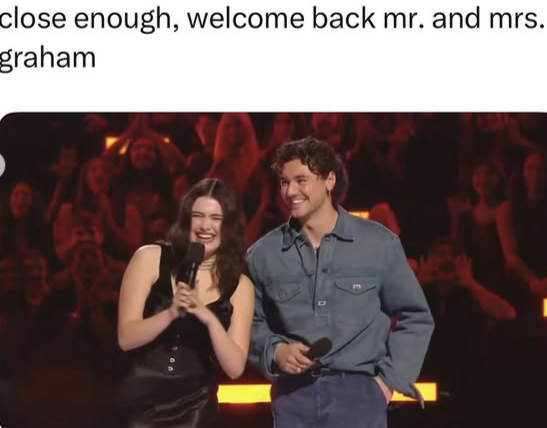close enough, welcome back mr. and mrs. graham