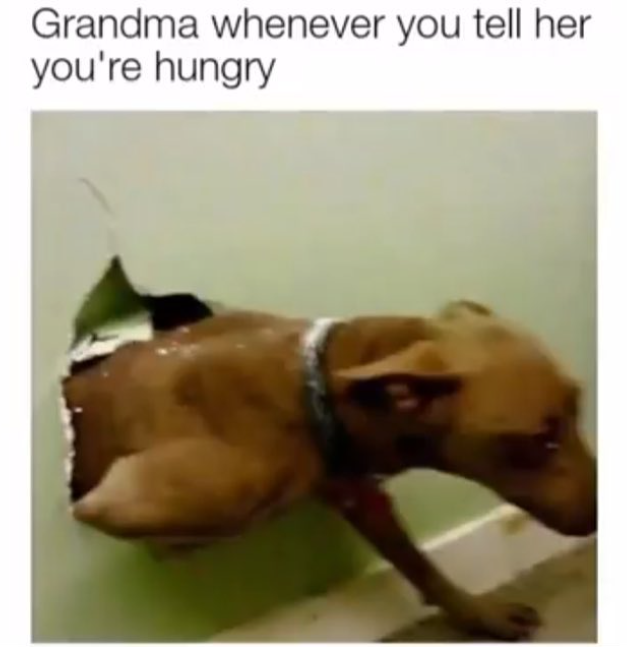 Grandma whenever you tell her you're hungry