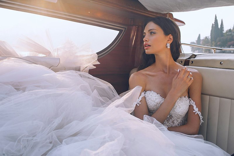 A bride with a beautiful wedding dress. Image depicted solely for explanatory purposes.