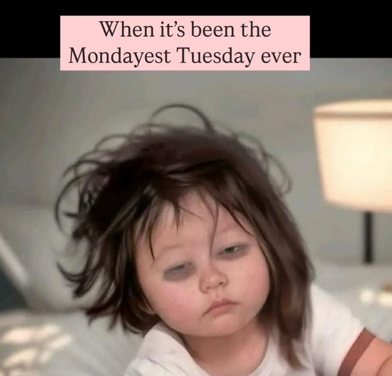 When it's been the Mondayest Tuesday ever