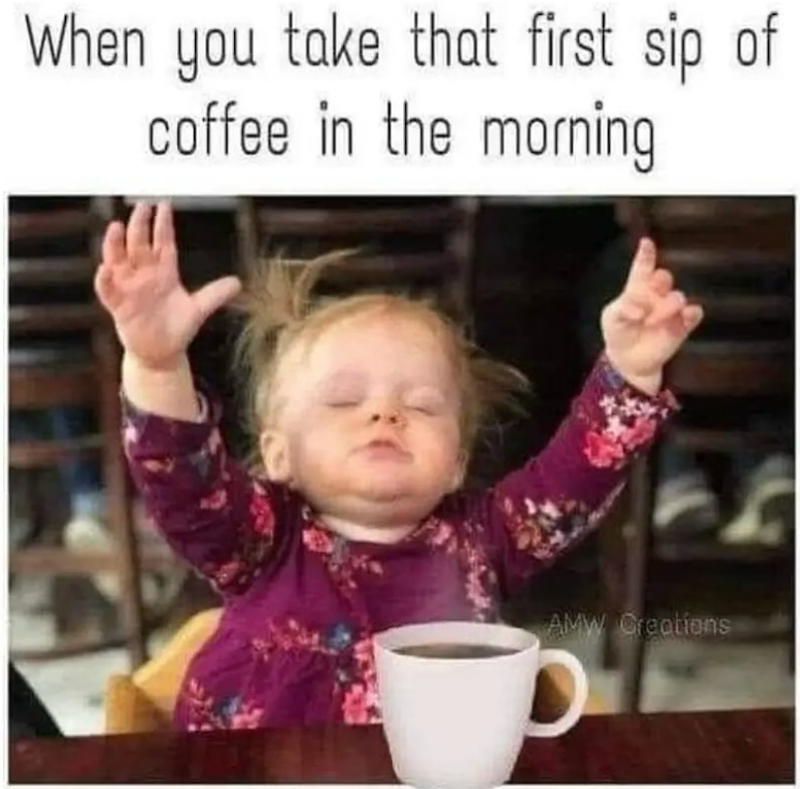 When you take that first sip of coffee in the morning AMW Creations