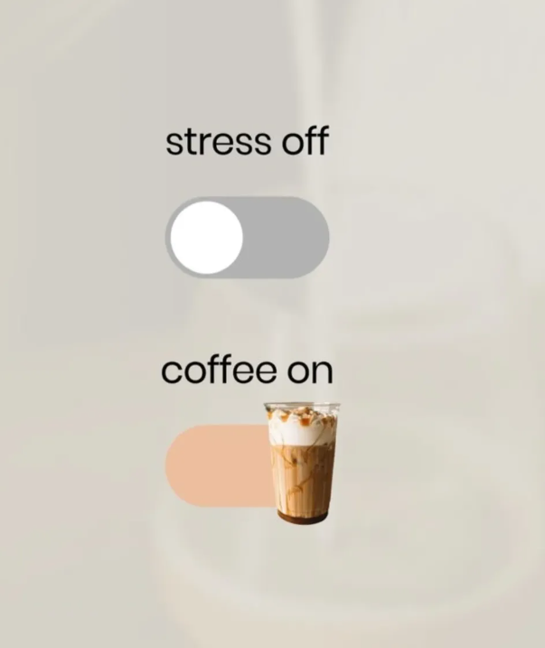 stress off coffee on