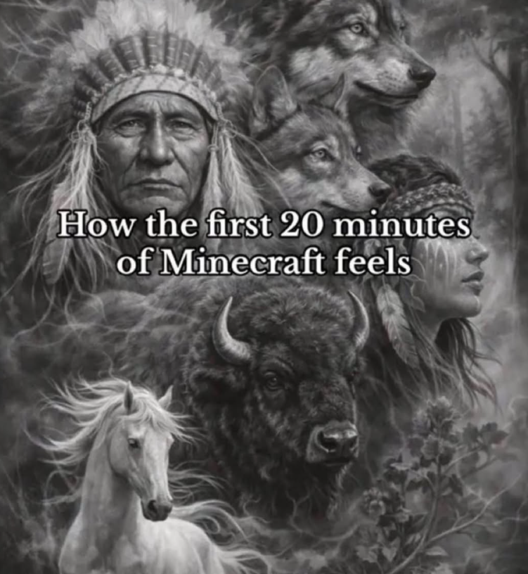 200 How the first 20 minutes of Minecraft feels
