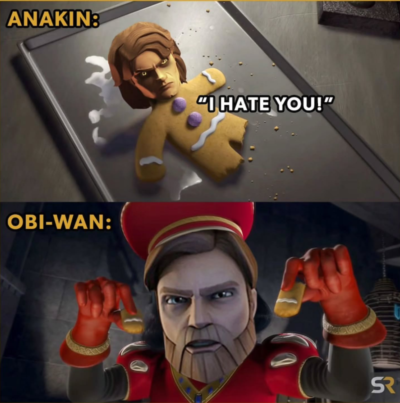 ANAKIN: OBI-WAN: "I HATE YOU!" SR