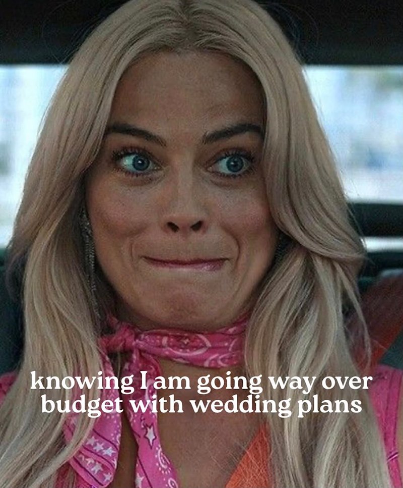 knowing I am going way over budget with wedding plans ***