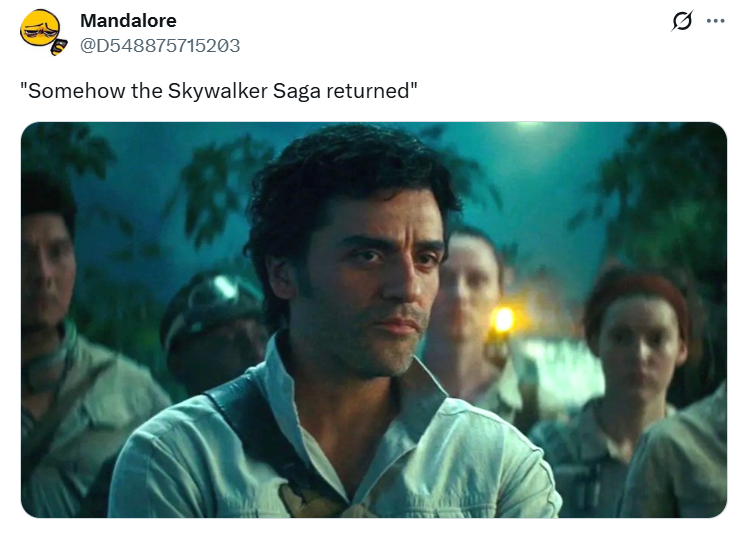 Mandalore @D548875715203 "Somehow the Skywalker Saga returned"