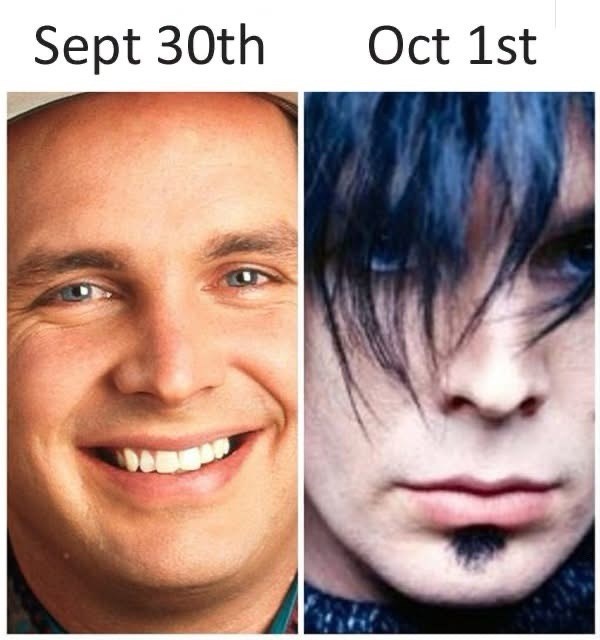 Sept 30th Oct 1st