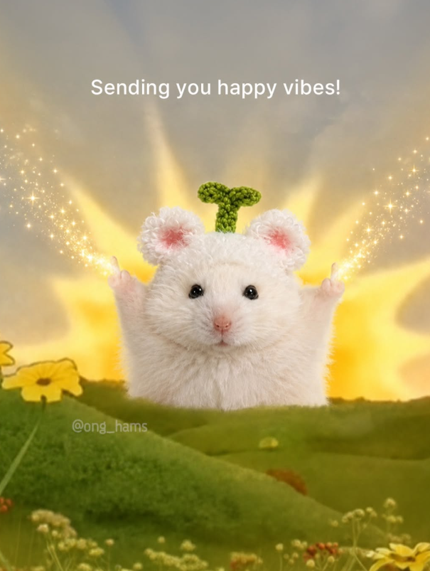 Sending you happy vibes! @ong_hams