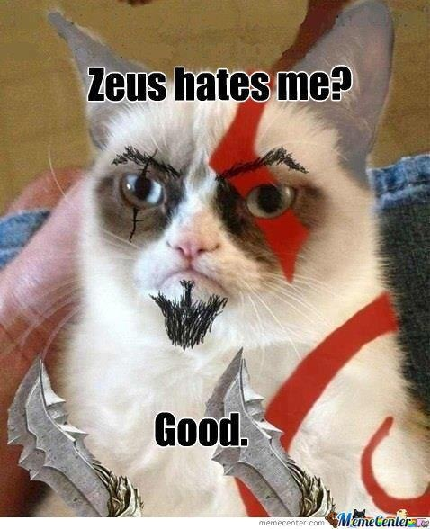 Zeus hates me? Good. memecenter.com Meme Center