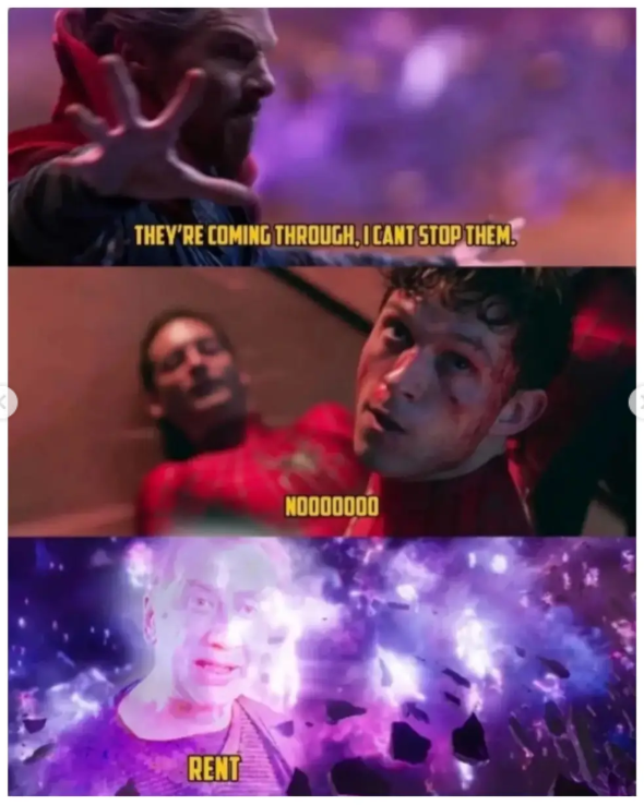 THEY'RE COMING THROUGH, I CANT STOP THEM. RENT NO000000