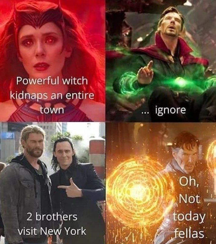 Powerful witch kidnaps an entire town ignore Oh, Not 2 brothers visit New York today fellas.