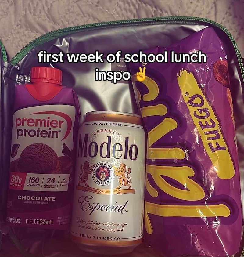 first week of school lunch For ages 3 inspo premier protein IMPORTED BEER CERVEZA Modelo 30g 160 24 PROTEIN NO ADDED CALORIES VITAMINS A SUGAR MINERALS CHOCOLATE KARAY&RICANES TEIN SHAKE 11 FL OZ (325mL) MEXICO 1925 CE Especial Bolden, full-flavored pilsner-style lager with a clean, crtip finish BREWED IN MEXICO FUEGO