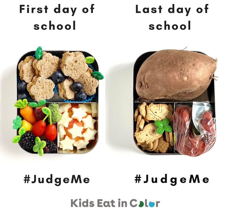 First day of school Last day of school #Judge Me #Judge Me Kids Eat in Color