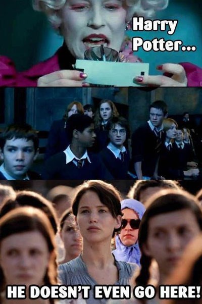 Harry Potter... HE DOESN'T EVEN GO HERE!