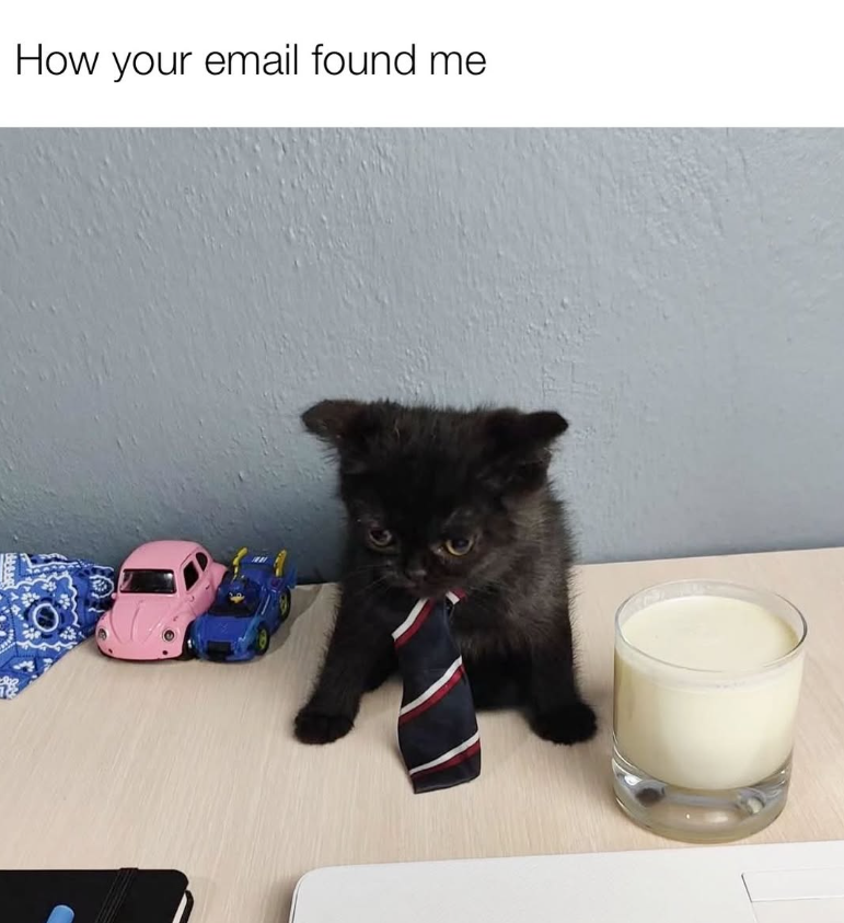 How your email found me