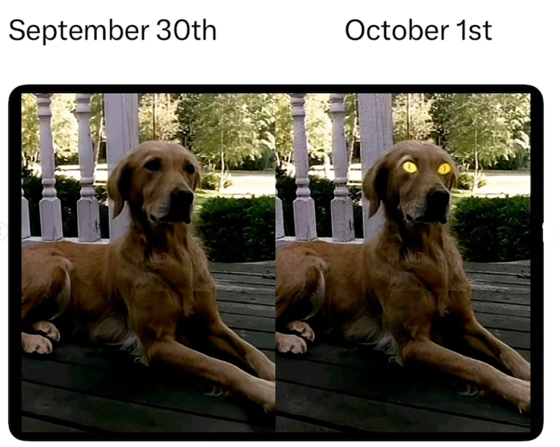 September 30th October 1st