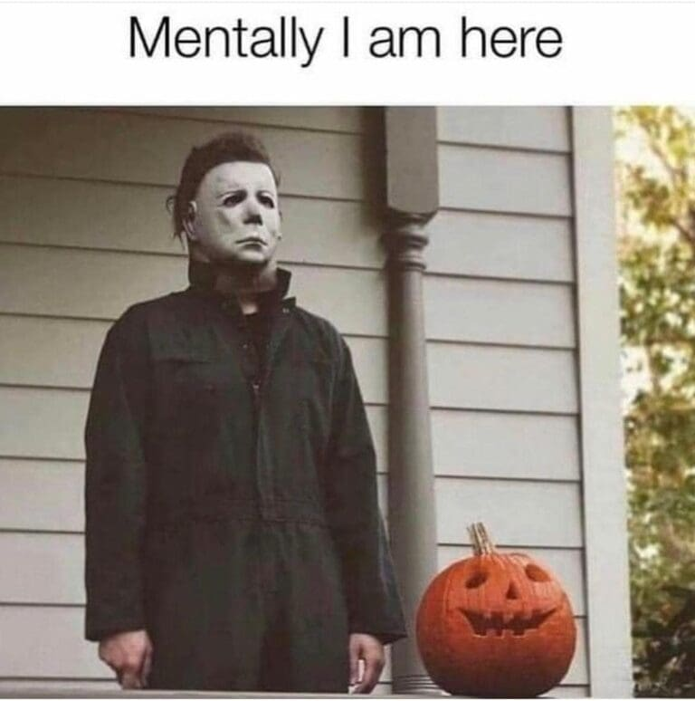 Mentally I am here