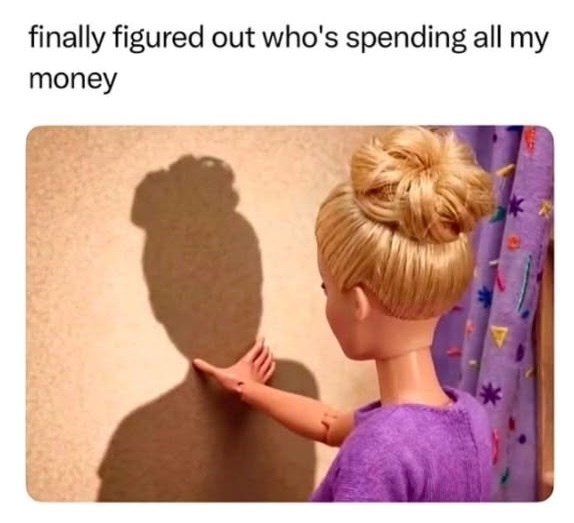 finally figured out who's spending all my money