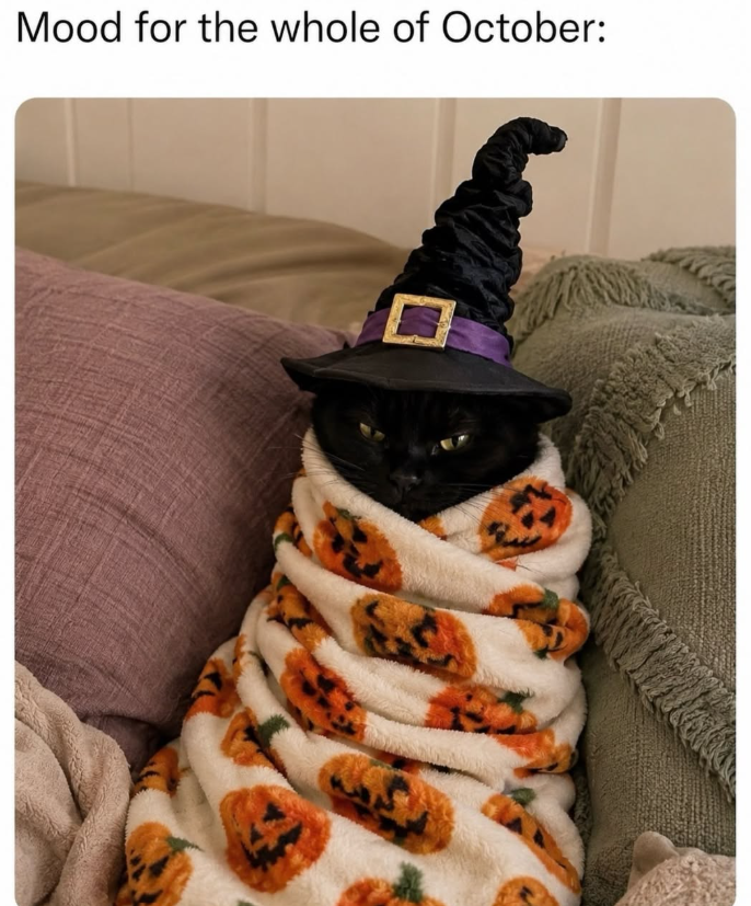 Mood for the whole of October: