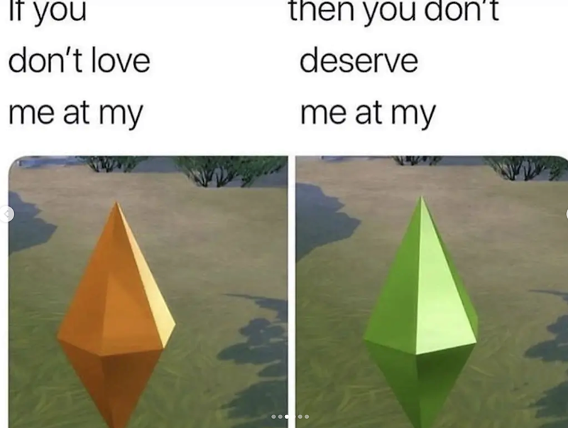 If you don't love then you don't deserve me at my me at my