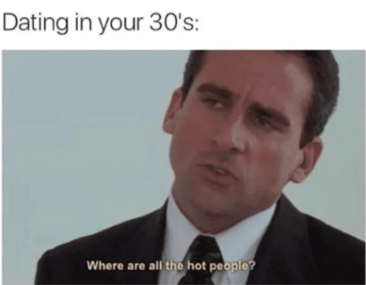 Dating in your 30's: Where are all the hot people?