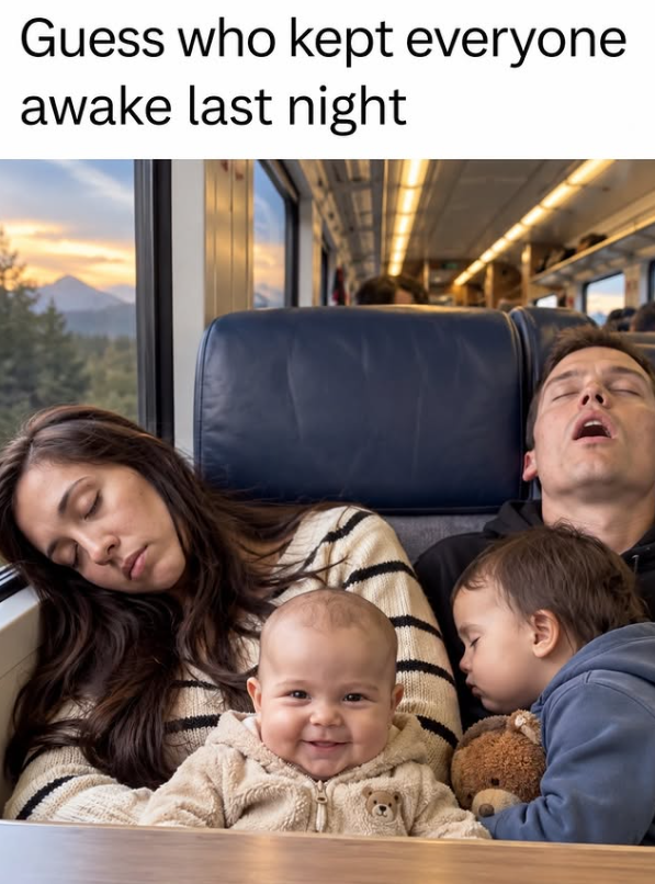 Guess who kept everyone awake last night