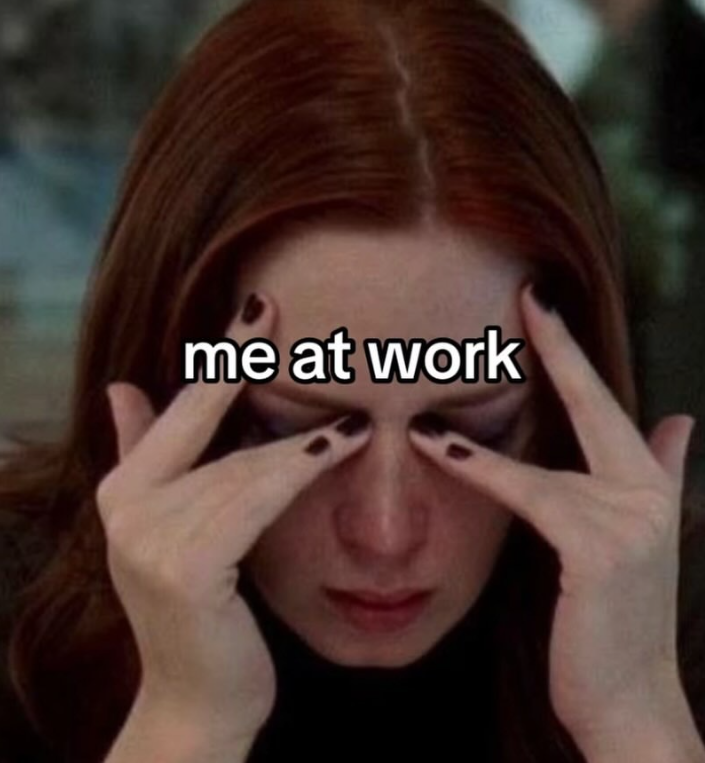me at work