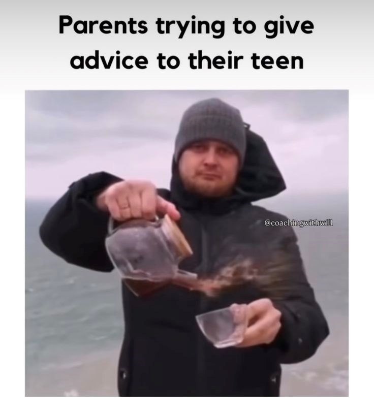 Parents trying to give advice to their teen @coachingwithwill
