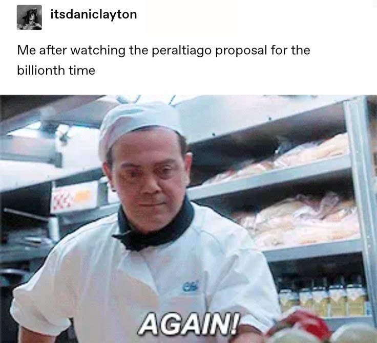 itsdaniclayton Me after watching the peraltiago proposal for the billionth time AGAIN!