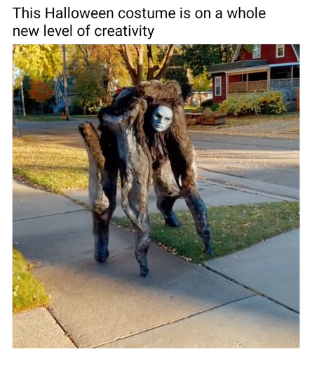 This Halloween costume is on a whole new level of creativity