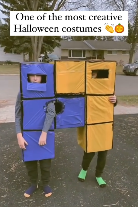One of the most creative Halloween costumes