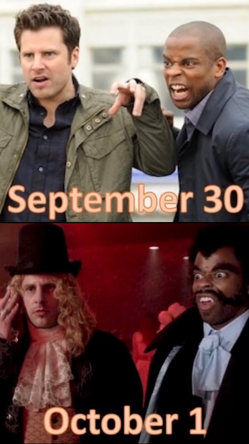 September 30 October 1