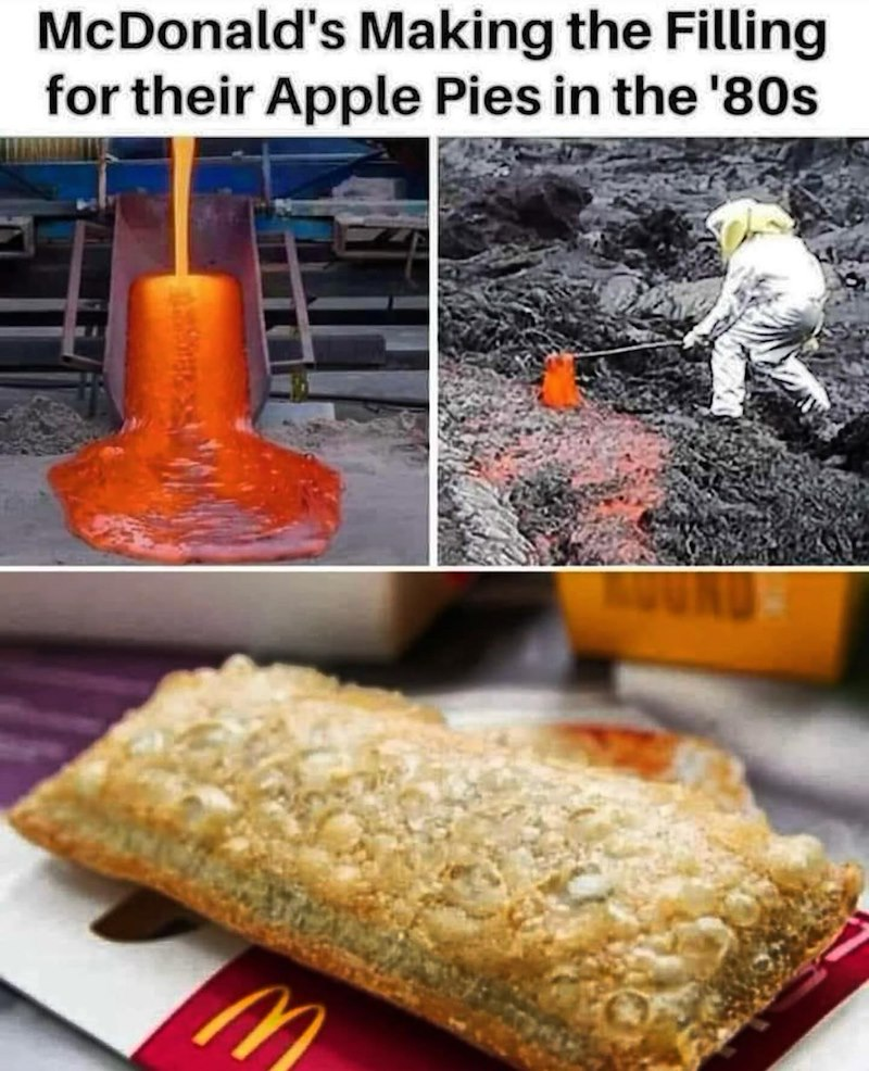 McDonald's Making the Filling for their Apple Pies in the '80s m