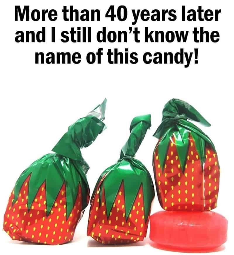 More than 40 years later and I still don't know the name of this candy!