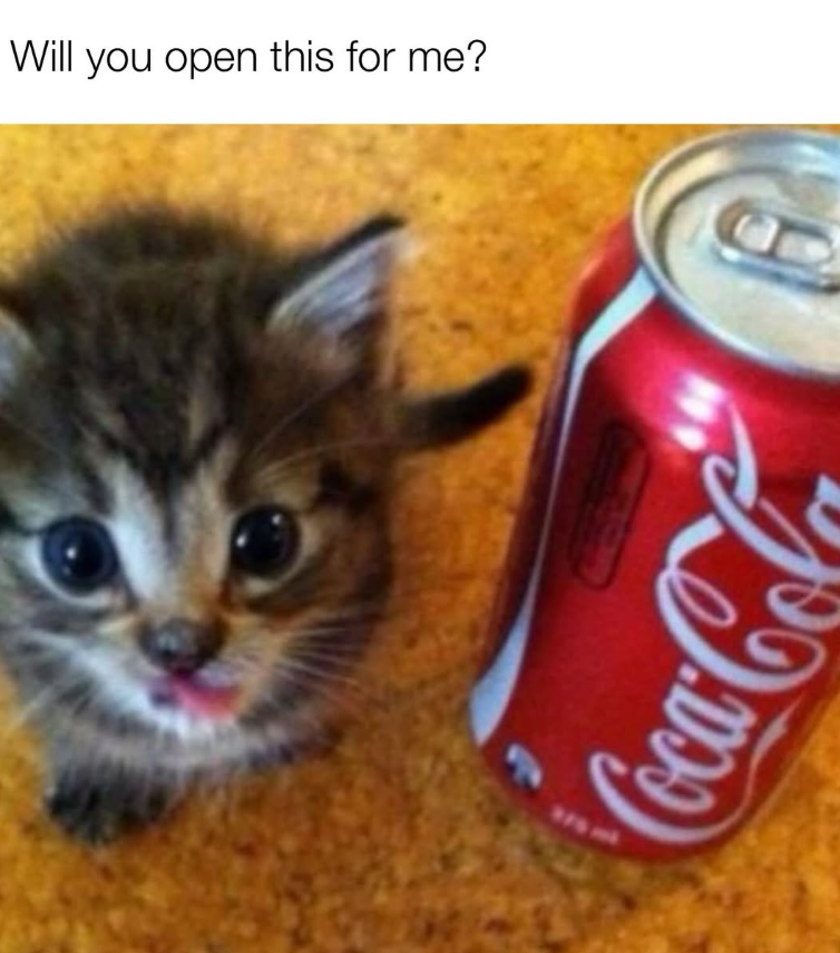 Will you open this for me? 1127 Coca-Col