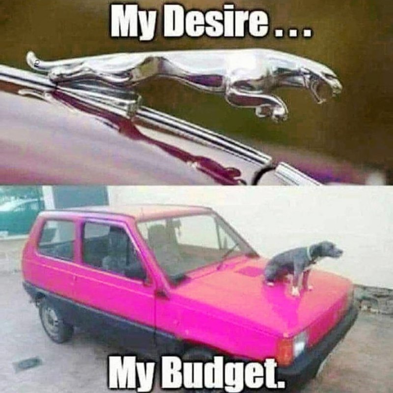 My Desire... My Budget.