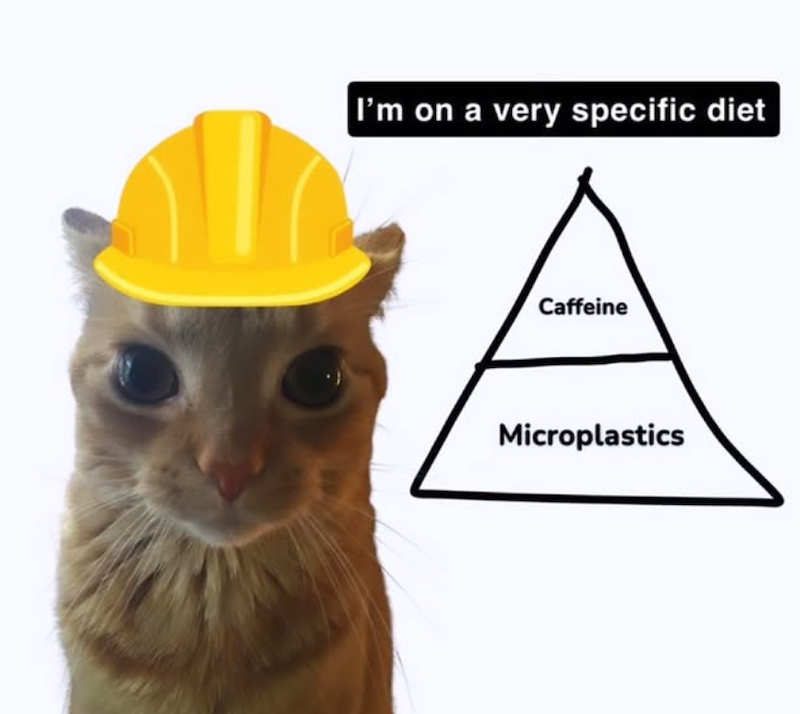 I'm on a very specific diet Caffeine Microplastics