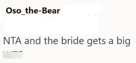 Oso_the-Bear NTA and the bride gets a big