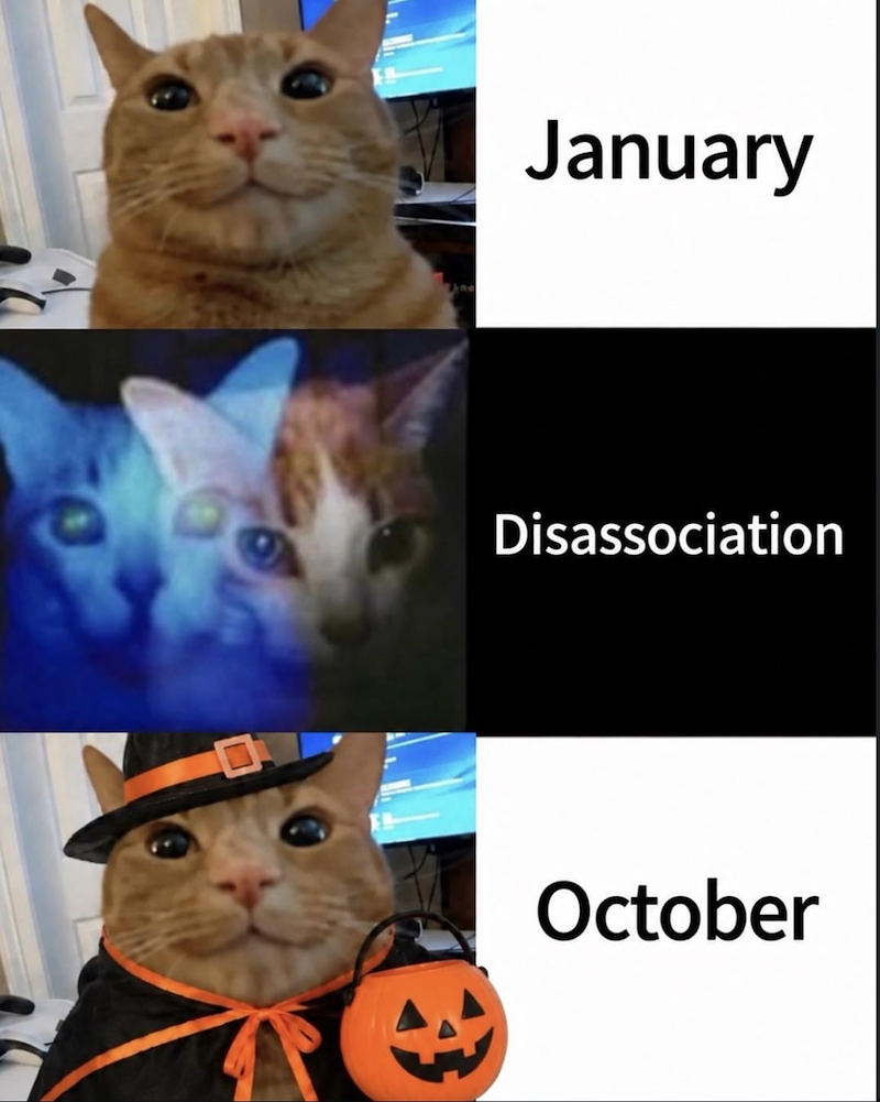 0 January Disassociation October