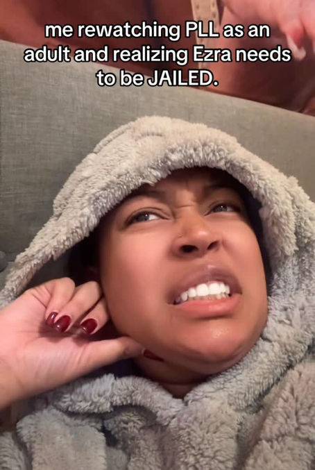 me rewatching PLL as an adult and realizing Ezra needs to be JAILED.