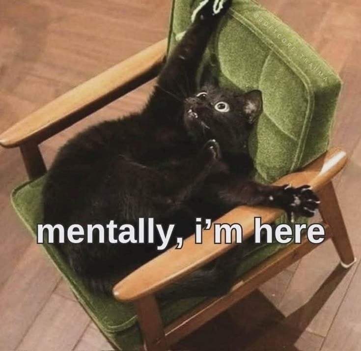 SPETCORE TRAUMA mentally, i'm here