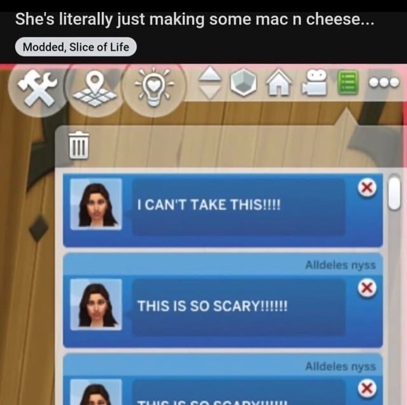 She's literally just making some mac n cheese... Modded, Slice of Life F B I CAN'T TAKE THIS!!!! A THIS IS SO SCARY!!!!!! Alldeles nyss × Alldeles nyss